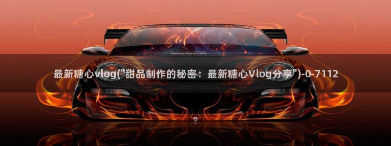 糖vlog心