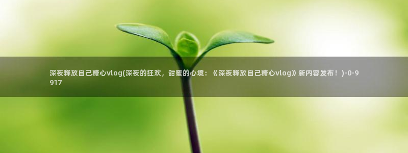 糖心入口vlog